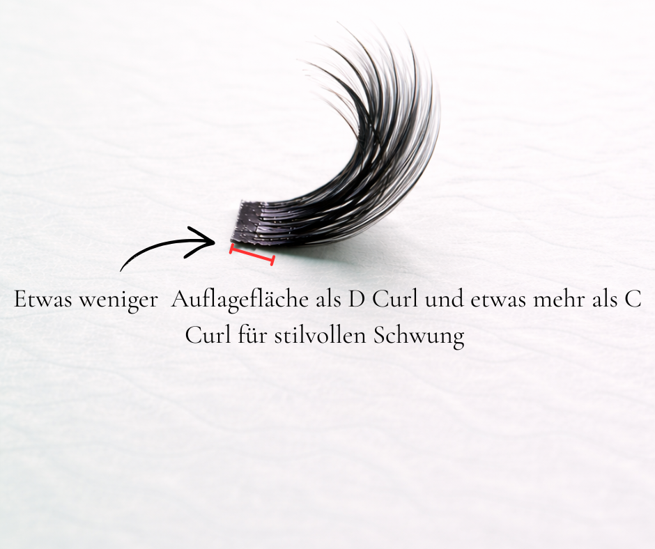 Starterset Black Peacock (Cateye) 10-14mm CC-Curl - Glashes