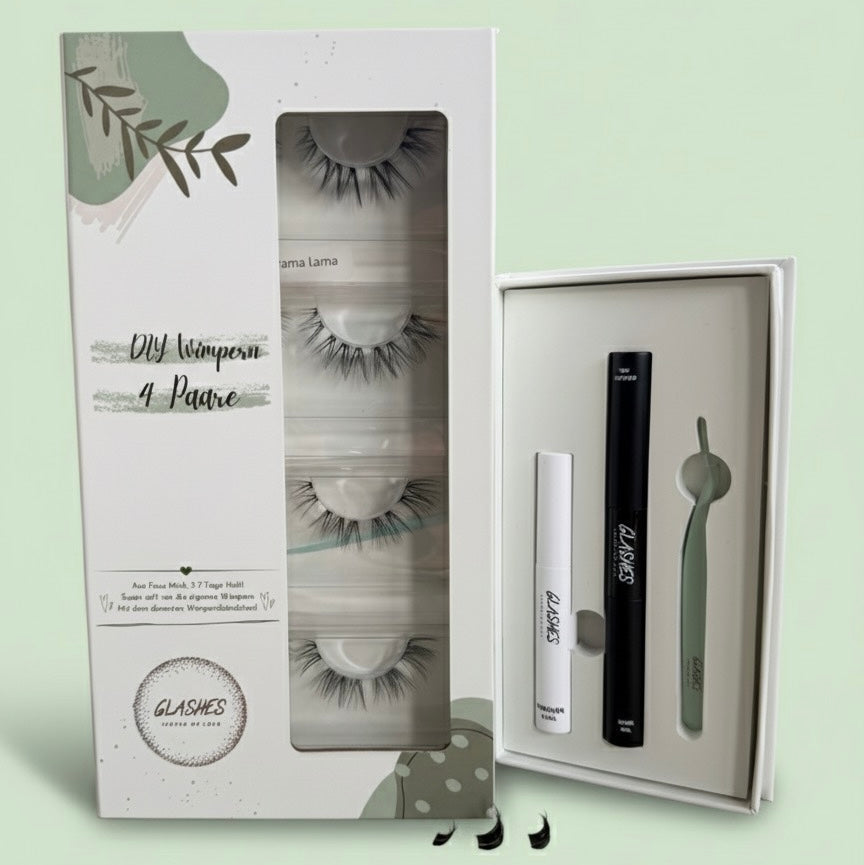 Starterset Drama Lama (Cateye) 10-14mm CC-Curl - Glashes