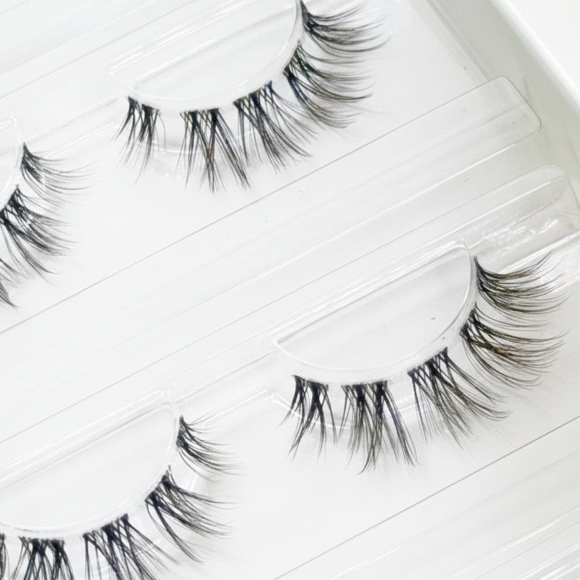 Black Peacock (Cateye) 10-14mm CC-Curl - Glashes