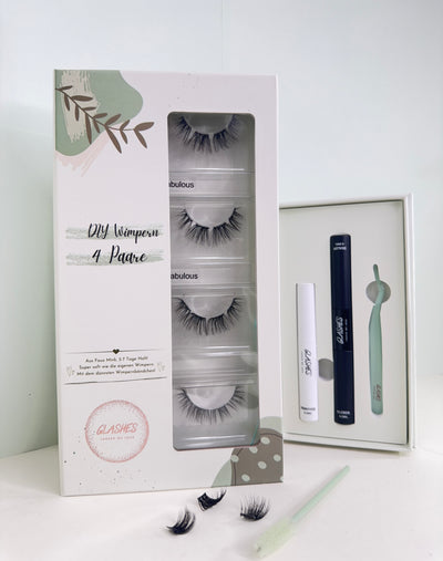 Starterset Fluff & Fabulous (Dolleye) 12-14mm CC-Curl - Glashes
