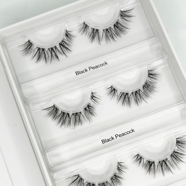 Black Peacock (Cateye) 10-14mm CC-Curl