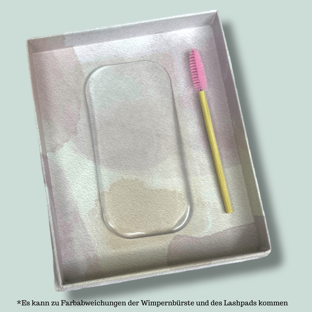 Lashpad mit Box und Wimpernbürste - Glashes