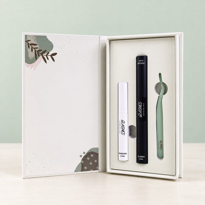 Glashes Wimpernkleber-Set mit Bond und Sealer, Remover und Applikator