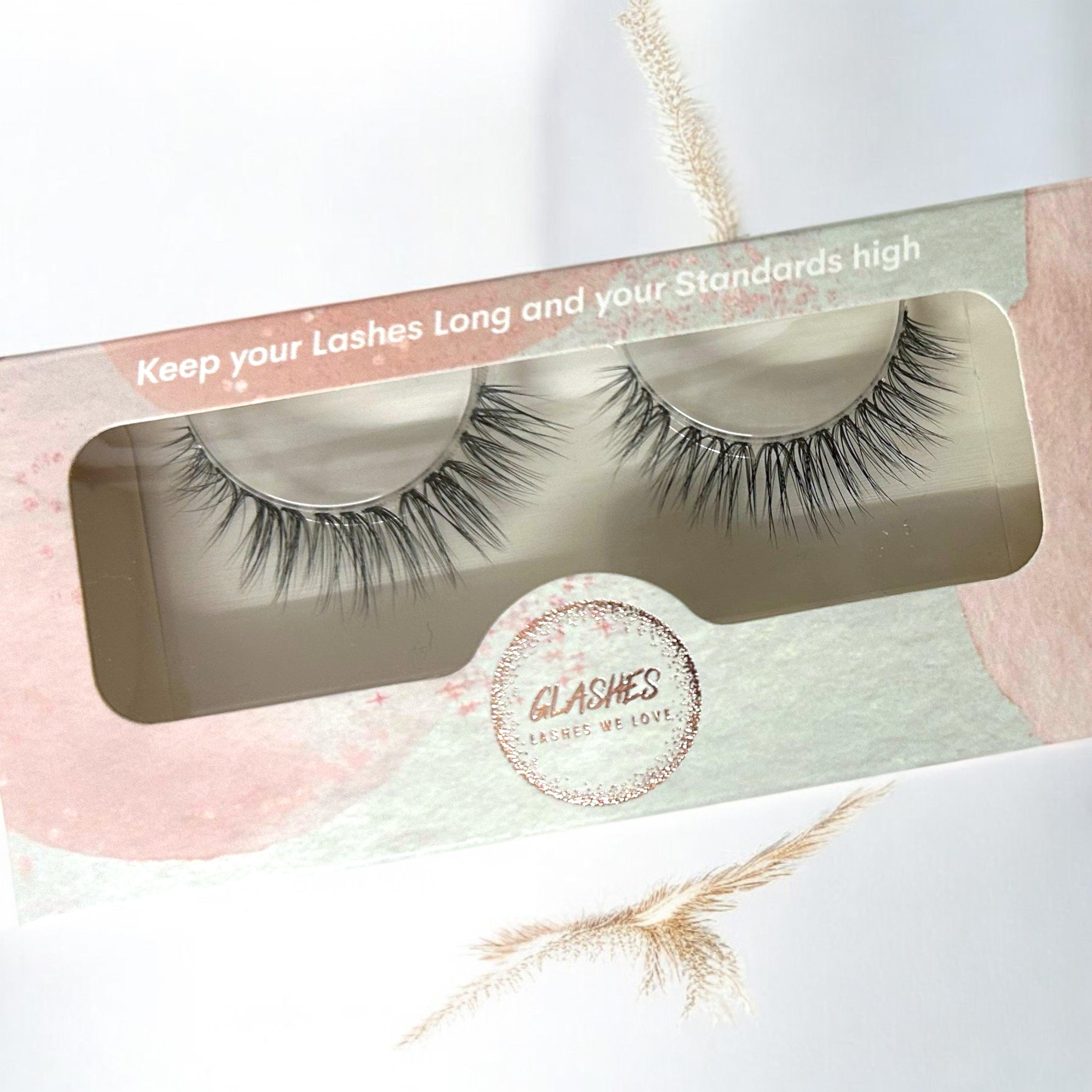 Wimpern mit flexiblem Band
