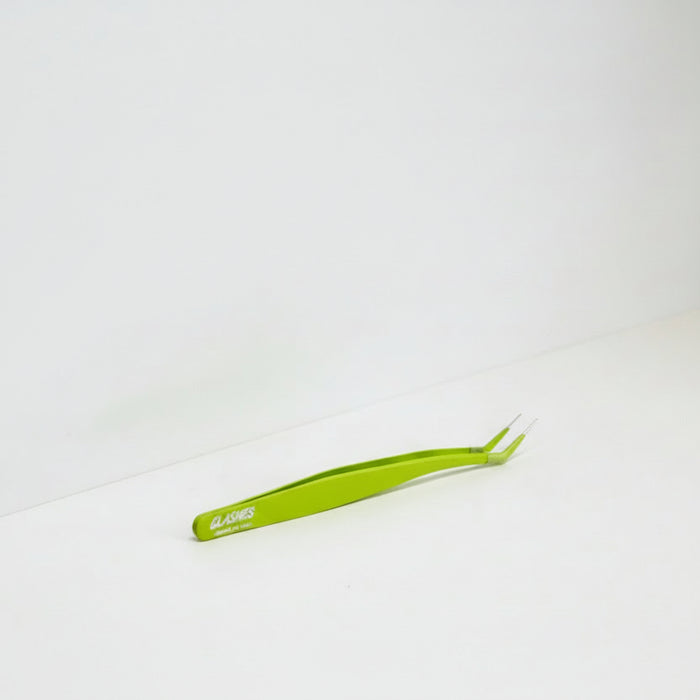 Glashes Antihaft Wimpern-Applikator — extra beschichtete Pinzette für DIY Wimpern