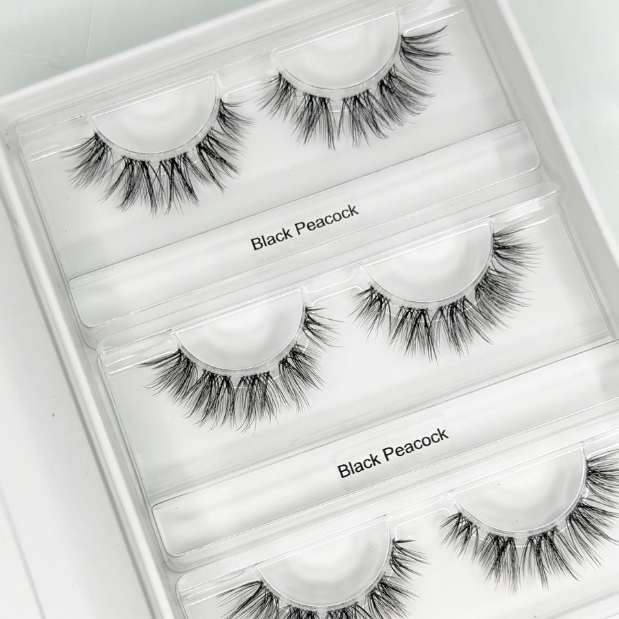 Black Peacock (Cateye) 10-14mm CC-Curl