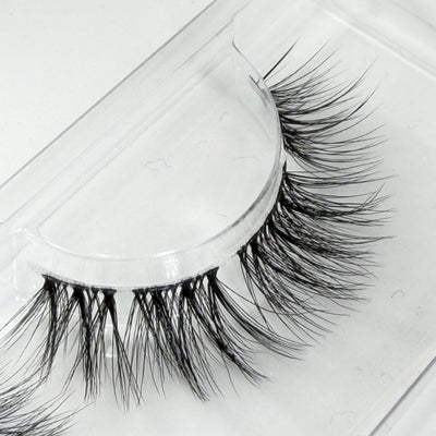 Drama Baby DIY Wimpern Nahaufnahme — Fasern und Band im Detail