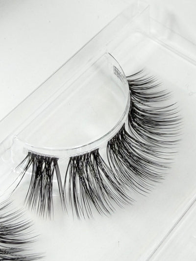 Endless Glashes DIY Wimpern Nahaufnahme — Fasern und Band im Detail