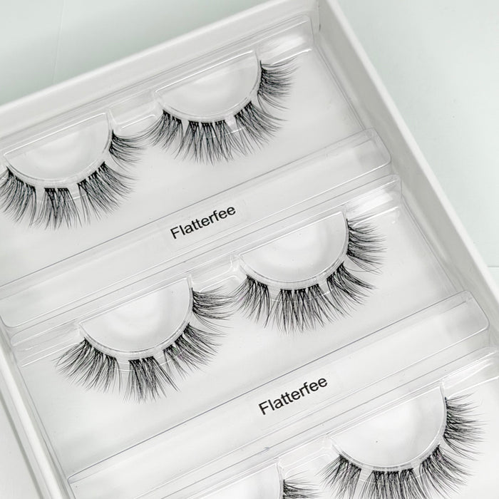 Flatterfee DIY Wimpern — offene 4er Box mit Dolleye Look von Glashes