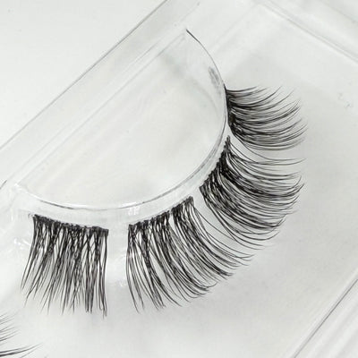 Honey Eye DIY Wimpern Nahaufnahme — Fasern und Band im Detail