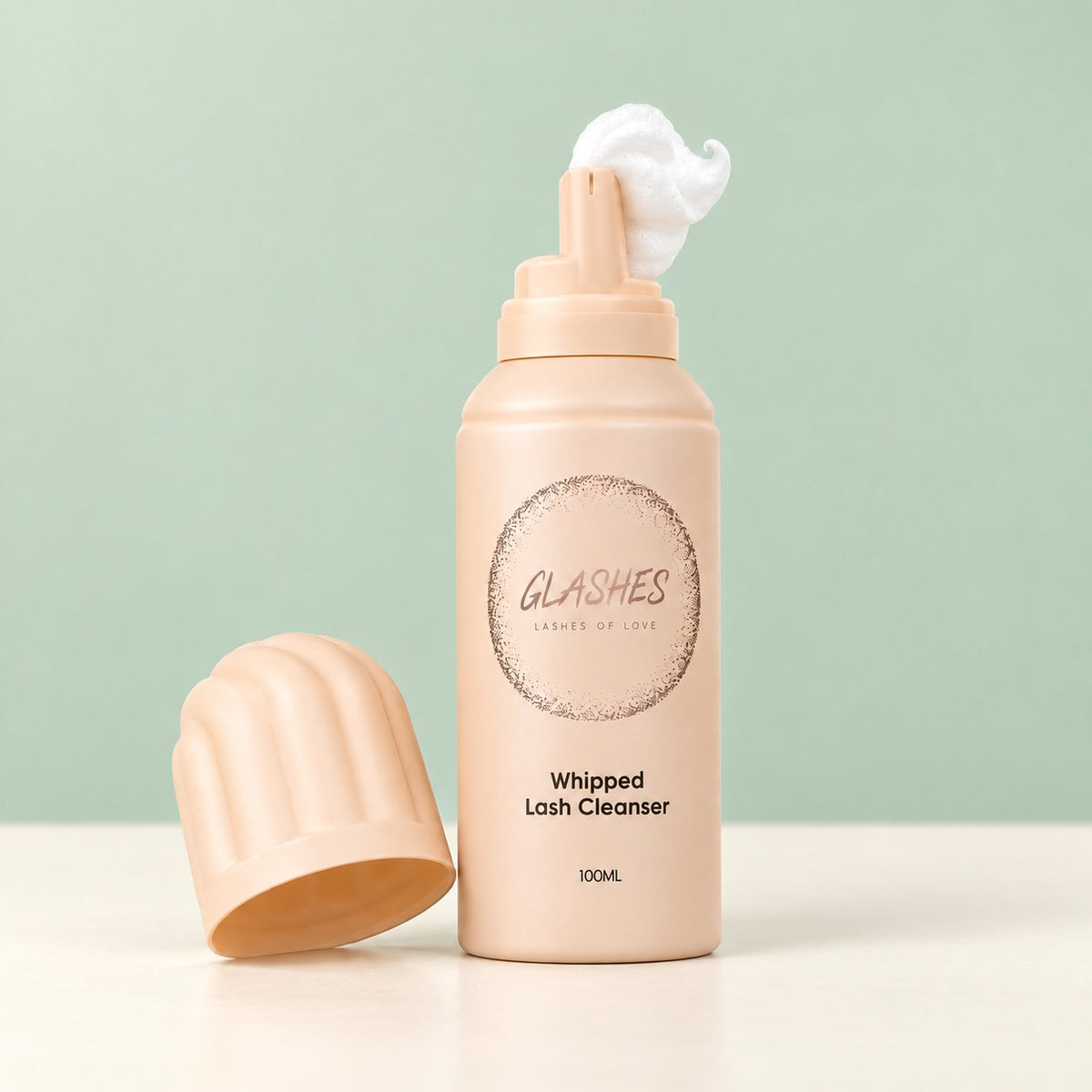 Glashes Whipped Lash Cleanser 100 ml mit cremigem Reinigungsschaum