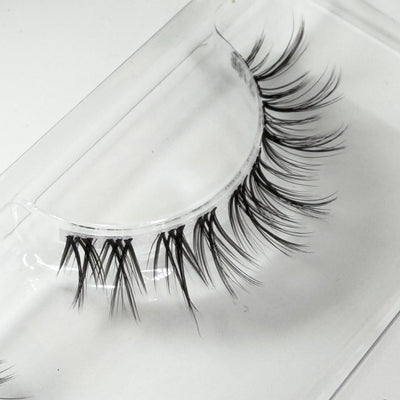 Luna Lash DIY Wimpern Nahaufnahme — Fasern und Band im Detail