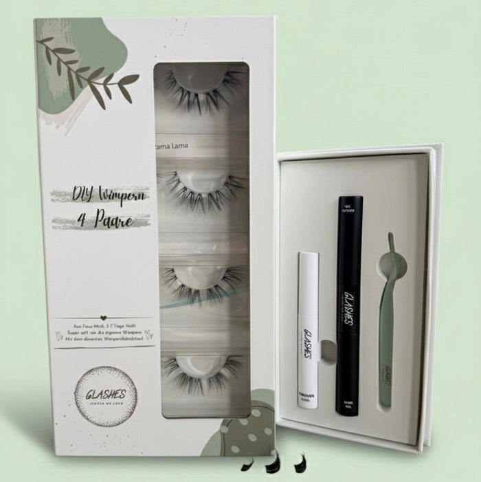 Starterset Drama Lama (Cateye) 10-14mm CC-Curl - Glashes