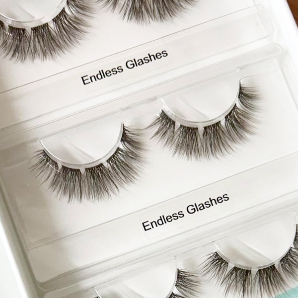 Endless Glashes dunkelbraun (Dolleye 10-15mm CC-Curl)