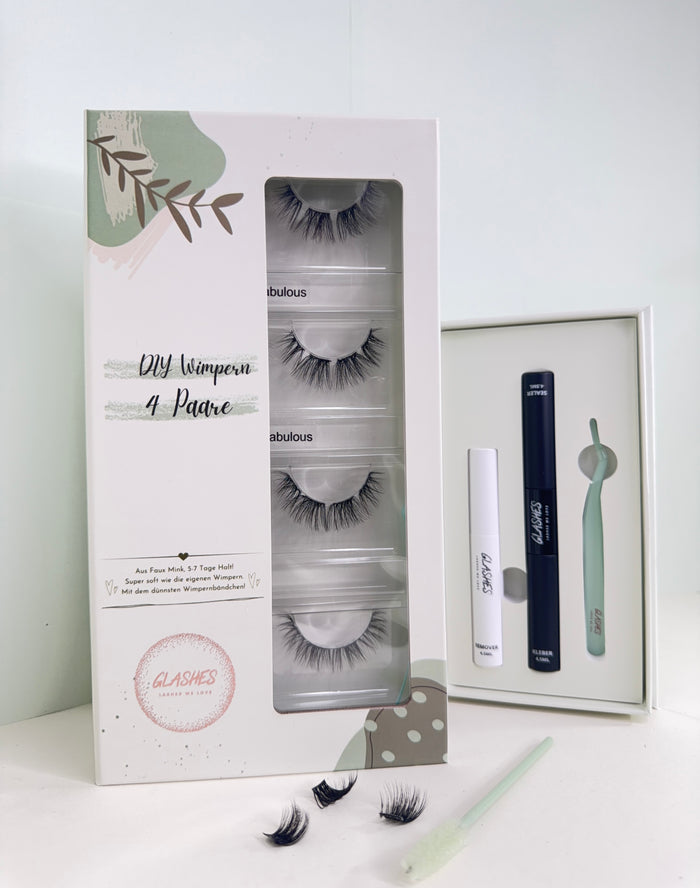 Starterset Fluff & Fabulous (Dolleye) 12-14mm CC-Curl - Glashes