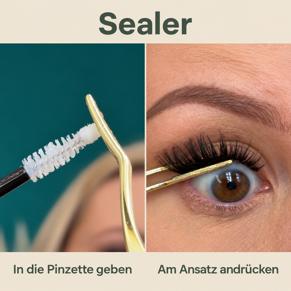 Wenig Sealer aufnehmen