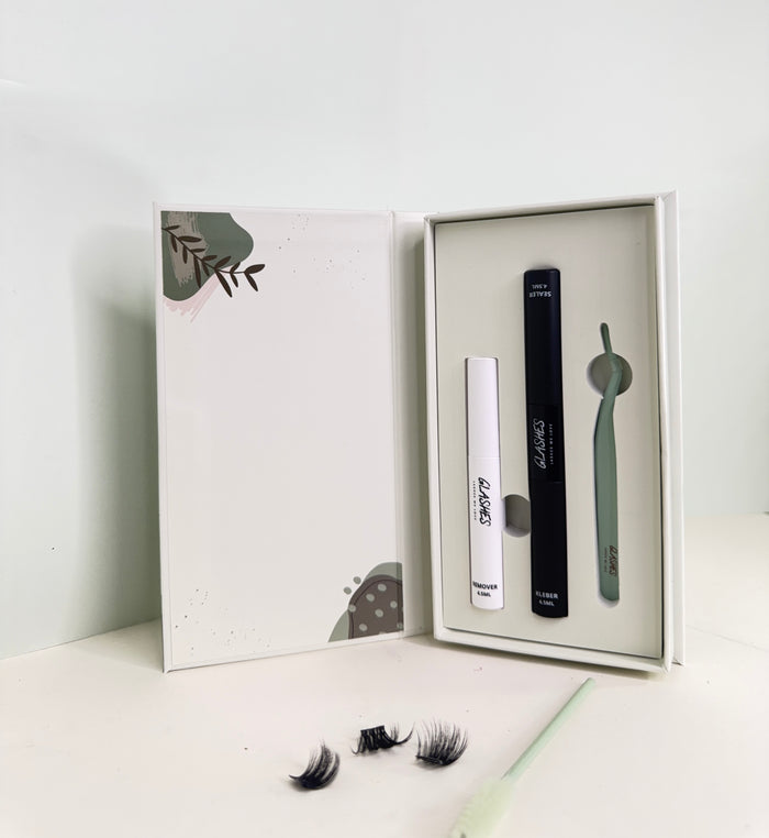Glashes Wimpernkleber Set — Kleber, Sealer und Remover